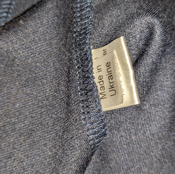 Lila Kass houndstooth blue Navy red white knit midi dress EU size xxxxl us 16.5 - Picture 7 of 15